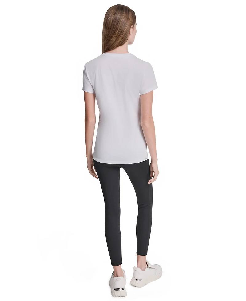 Dkny Sport Women's Foil Logo T-Shirt