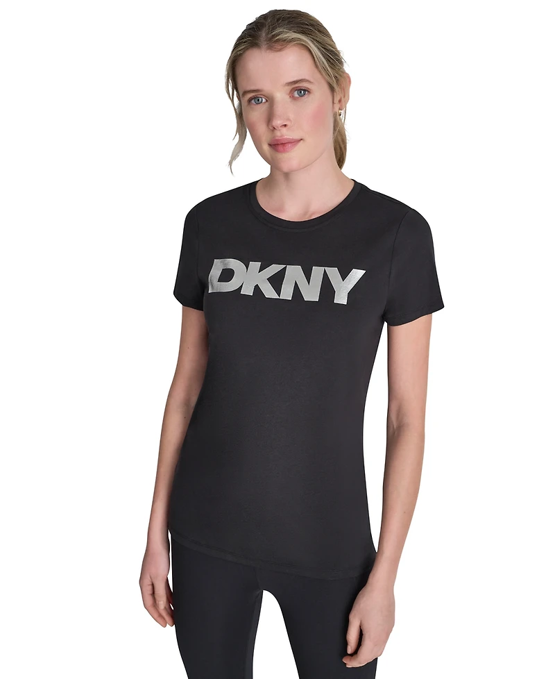 Dkny Sport Women's Foil Logo T-Shirt
