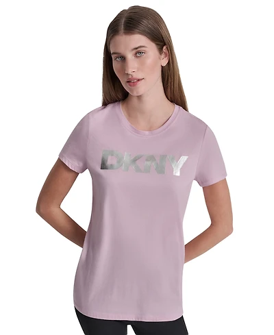 Dkny Sport Women's Foil Logo T-Shirt