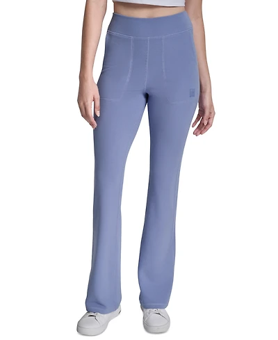 Dkny Sport Women's Transcend Thermal Flare Pants