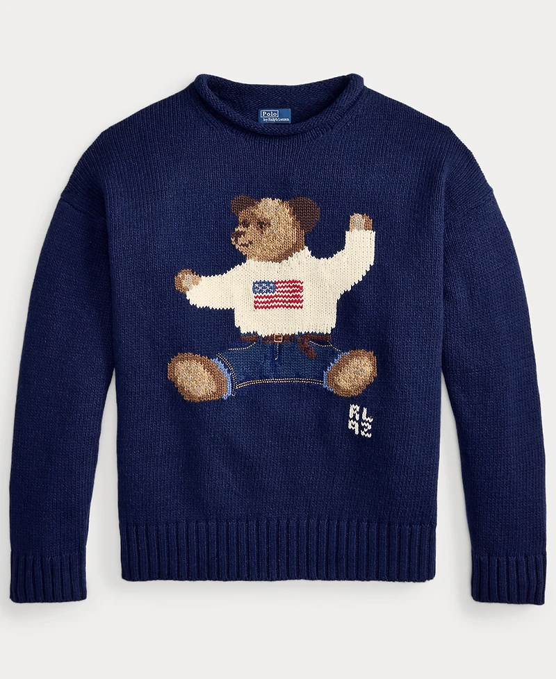 Polo Ralph Lauren Women's Rolled Crewneck Long-Sleeve Sweater