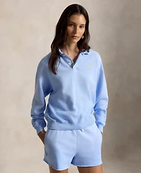 Polo Ralph Lauren Women's Lightweight Fleece Long-Sleeve Sweatshirt