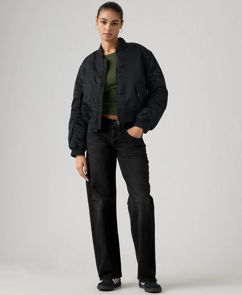 Levi's Women's Super-Low Double-Button Relaxed-Fit Denim Jean