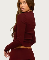 Edikted Women's Ivanne Long Sleeve T Shirt