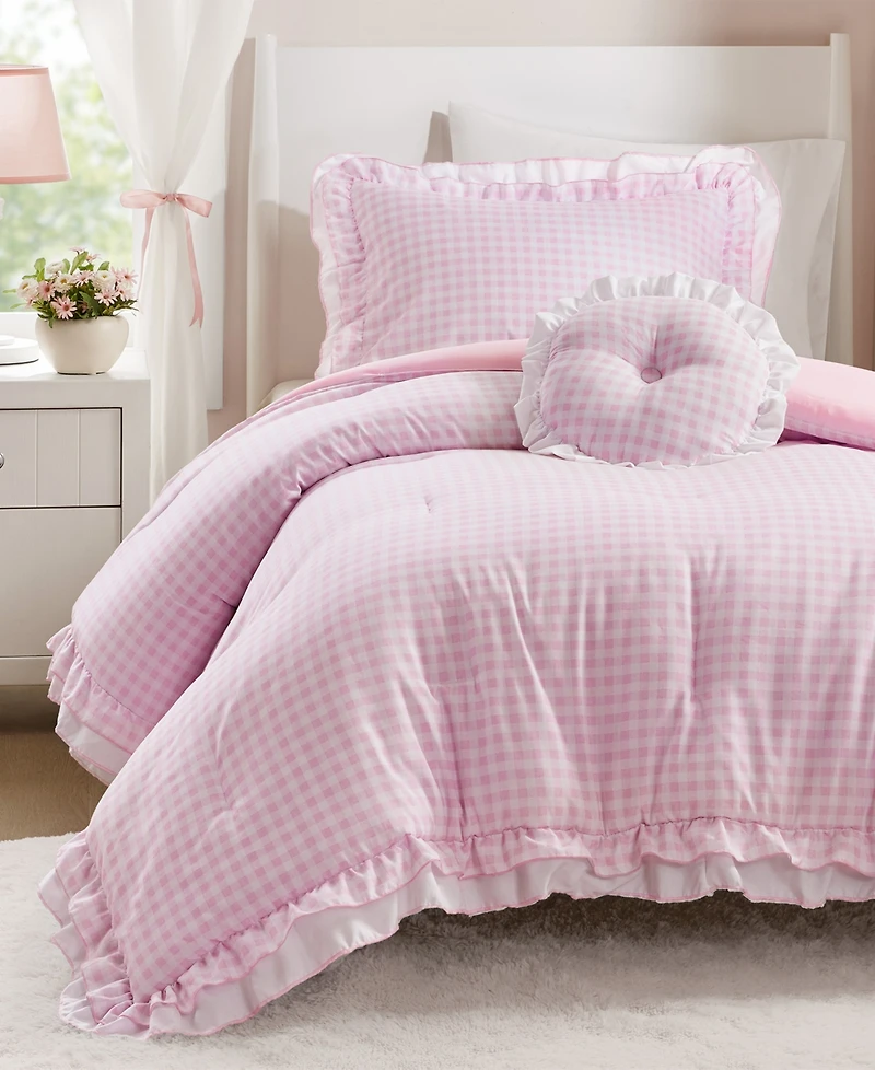 Intelligent Design Rowena Breathable Microfiber 3-Pc. Comforter Set, Twin/Twin Xl