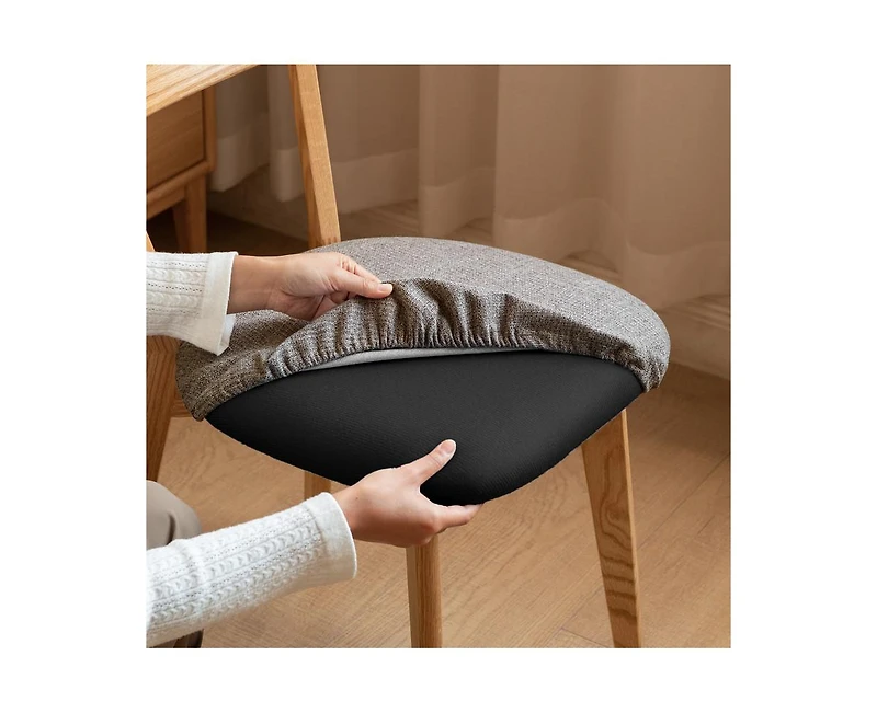 sumyeg Solid Oak Wood Dining Chair Made in North America Fas Grade Wooden Chair Set of 4