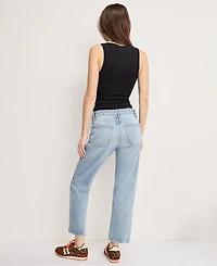 Good American Women's Straight Ankle Jeans