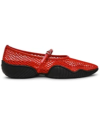 Steve Madden Women's Vickee Mesh Mary-Jane Sneakerina Flats