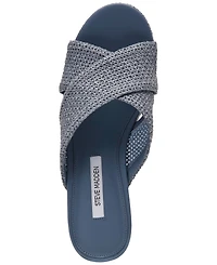 Steve Madden Women's Truthful Crossband Platform Sandals