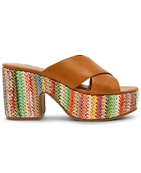 Steve Madden Women's Truthful Crossband Platform Sandals