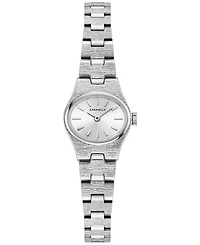 Caravelle Women's Vintage Silver-Tone Stainless Steel Bracelet Watch, 20mm