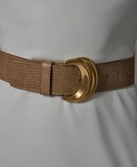 Donna Karan New York Women's Mock Neck Belted Sheath Dress