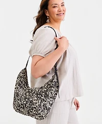 Style & Co Whip-Stitch Soft 4-Poster Tote, Exclusively at Macy's