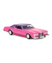 Greenlight Collectibles GreenLight 1/64 1975 Ford Thunderbird Lowrider, Pink with Pinstripes, California Lowriders Series 7 63080-e