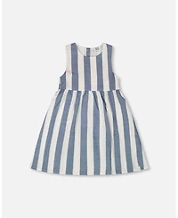 Deux par Girl Sleeveless Dress Stripes
