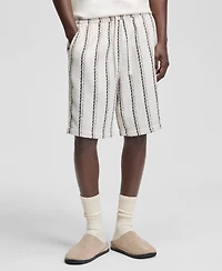 Mode of One Men's Striped Relaxed 9" Pull-On Shorts, Macy's Exclusive