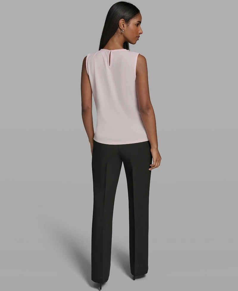 Karl Lagerfeld Paris Women's Crewneck Knit Top