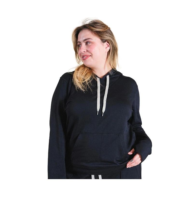 Poplinen Plus Betty Modal Hoodie