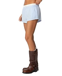 Edikted Women's Layered Gingham Boxer Shorts