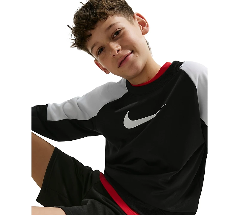 Nike Boys' Sportswear Crewneck T-Shirt & Pants, 2-Piece Set