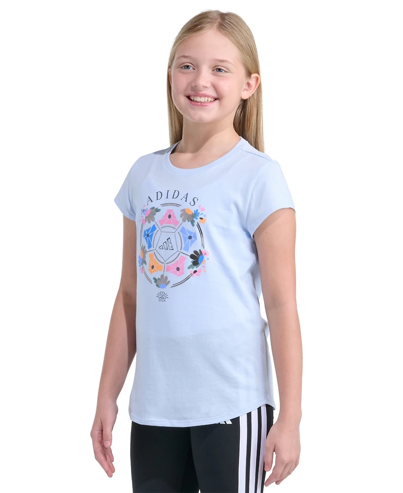 adidas Girls' 8-16 Short-Sleeve Soccer T-Shirt