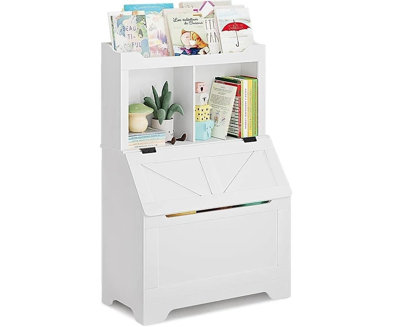 gaomon Wooden 3 Tier Kids Toy Storage Organizer and Bookcase