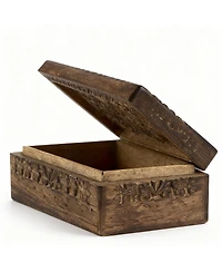 Yigii Handmade Wooden Box Organizer - Yin Yang Design