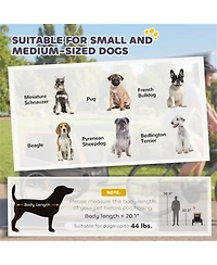 Aostirmotor Foldable Pet Bike Trailer Carrier for Dogs & Small Animals, Collapsible Bicycle Attachment