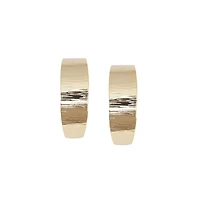 Sohi women's Minimal Midi Hoop Earrings