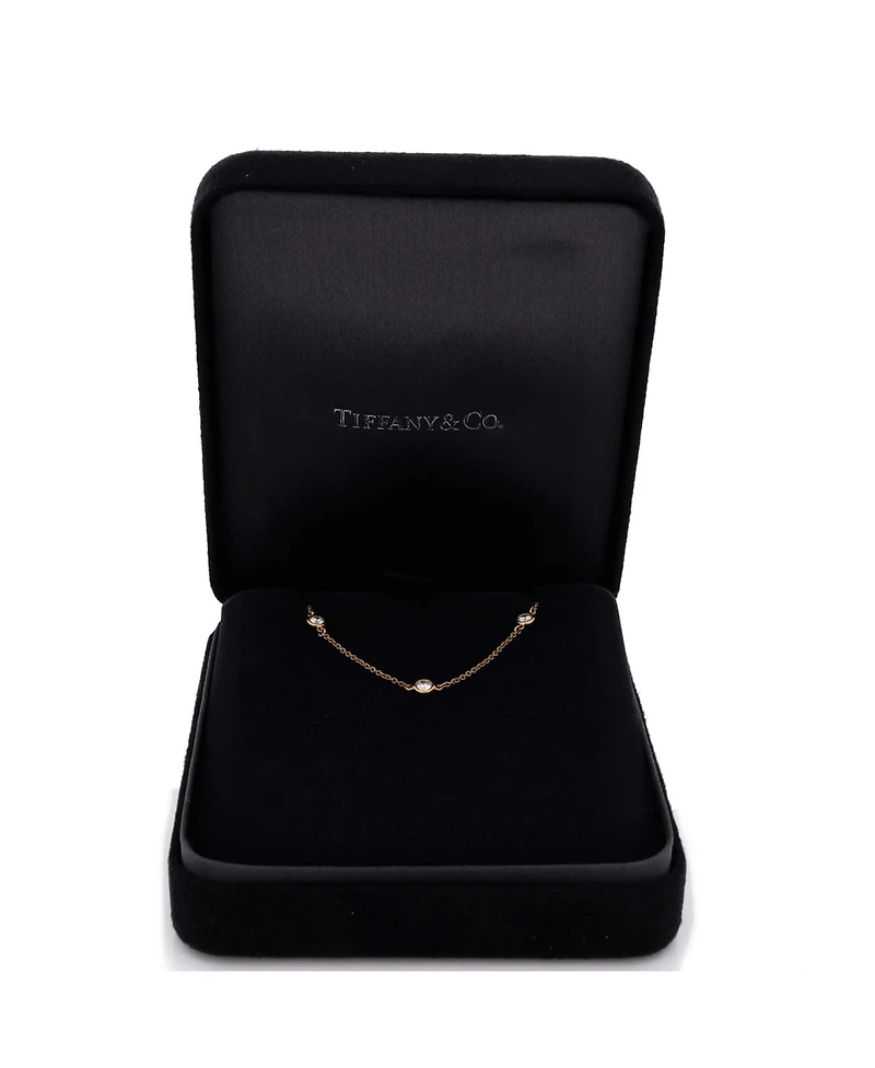 Pre-Owned Tiffany & Co Elsa Peretti Diamonds By The Yard 5 Stone Bracelet