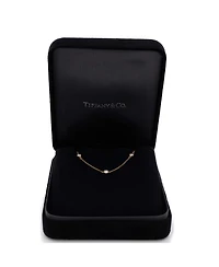 Pre-Owned Tiffany & Co Elsa Peretti Diamonds By The Yard 5 Stone Bracelet