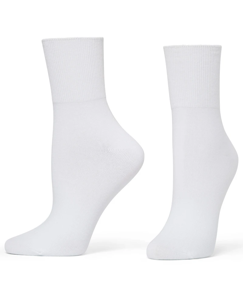 Hue Women's 3-Pk. Bobby Ribbed-Cuff Crew Socks U23317
