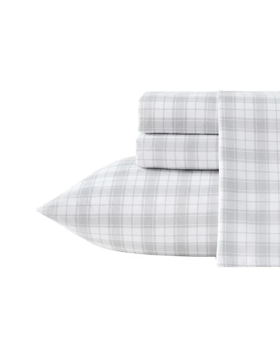 Eddie Bauer Penstemon Plaid Temperature Regulating Microfiber 3-Pc. Sheet Set, Twin