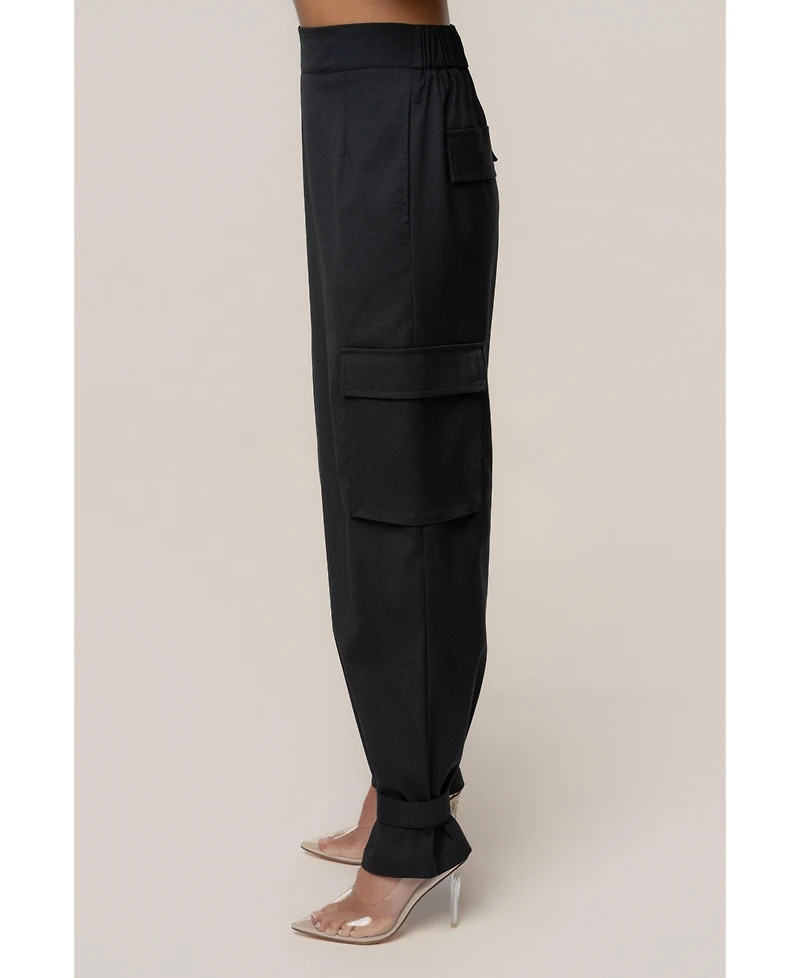Jluxlabel Women's Autumn Flow Cargo Pants