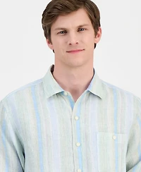 Tommy Bahama Men's Delgada Stripe Linen Button Shirt