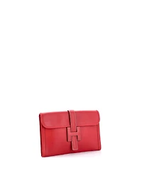 Pre-Owned HERMES Pm Jige Clutch Courchevel