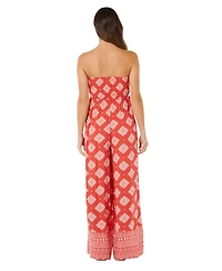 Rip Curl Women's Ventura Shirred Strapless Jumpsuit