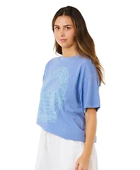 Rip Curl Women's Hotel Malibu Heritage Crewneck T-Shirt