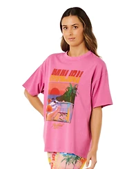 Rip Curl Women's Hayley O Heritage Printed Crewneck T-Shirt
