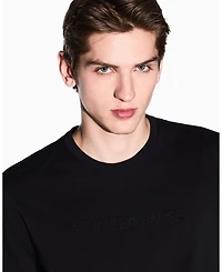 A|X Armani Exchange Men's Short Sleeve Tonal Logo T-Shirt