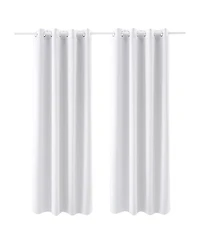 Laoties Thermal Insulated Room Darkening Grommet Curtain Panel Pair