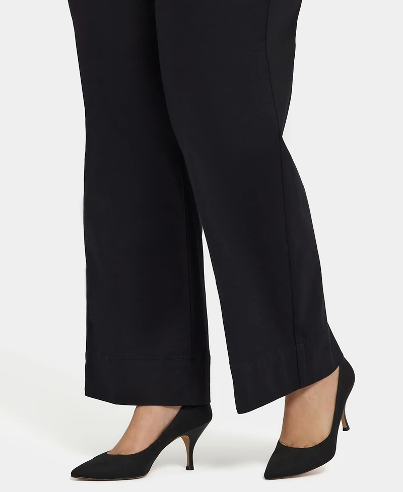 Nydj Plus Teresa Wide-Leg Ankle Hem Jeans