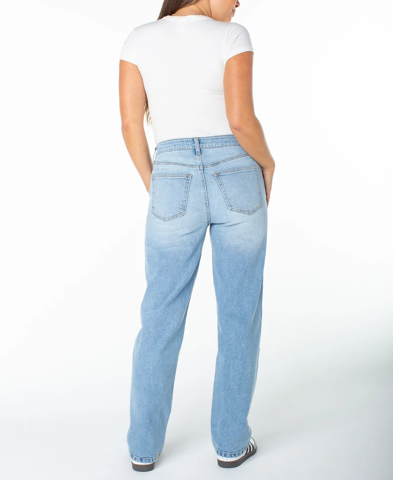 Celebrity Pink Juniors' Straight-Leg Jeans