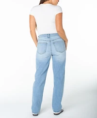 Celebrity Pink Juniors' Straight-Leg Jeans