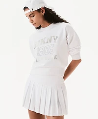 Dkny Sport Women's Crew Neck Pull-On Sweatshirt