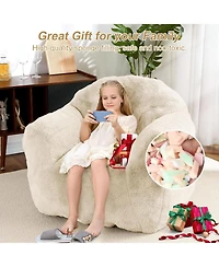 gaomon Large Bean Bag Chair, Adult Bean Bag Couch with Filler Included