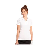 Ep Ny Women's Convertible Zip Mock Short Sleeve Golf Polo