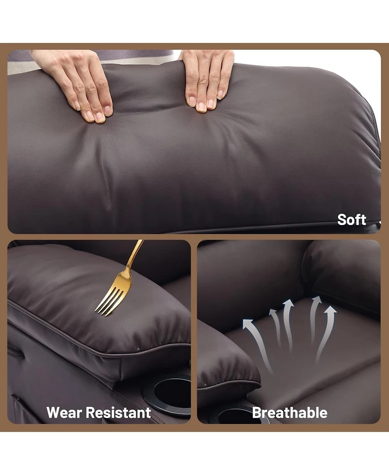 gaomon Recliner Chair Modern Ergonomic Lounge Single Sofa