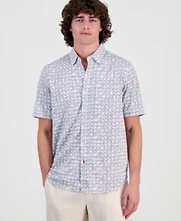 Tommy Bahama Men's San Lucio Sol Geo Short-Sleeve Shirt