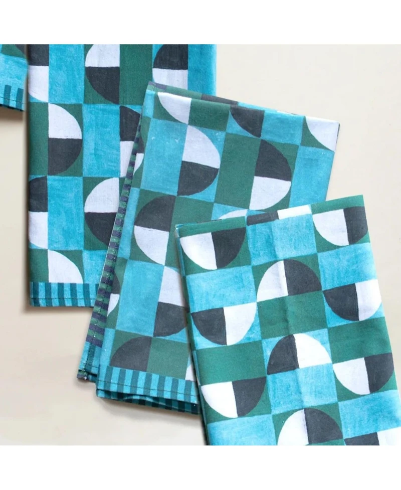 Supra Endura Pop Checker Organic Napkins, 4- pack